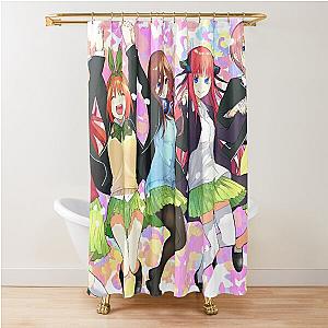 The Quintessential Quintuplets - Group Shower Curtain