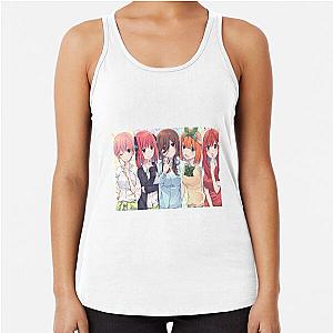 The Quintessential Quintuplets - Vertical Group Racerback Tank Top