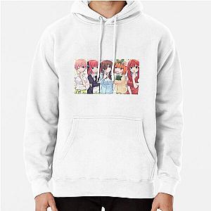 The Quintessential Quintuplets - Vertical Group Pullover Hoodie