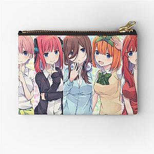 The Quintessential Quintuplets - Vertical Group Zipper Pouch