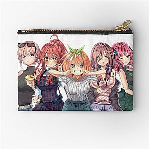 The Quintessential Quintuplets - Lineart Zipper Pouch