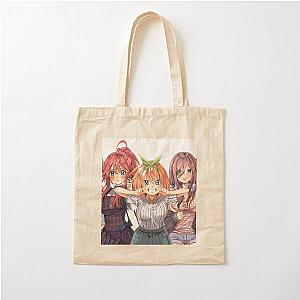 The Quintessential Quintuplets - Lineart Cotton Tote Bag