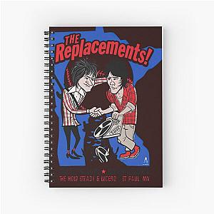 The Replacements Midway Stadium Concert Tour Vintage  Spiral Notebook