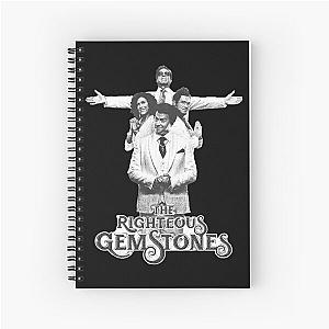 The Righteous tv Gemstones in Mono Vintage Look Fanart Design 2 Spiral Notebook