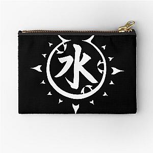 The Rising of The Shield Hero Kanji Water Slave Crest White Zipper Pouch