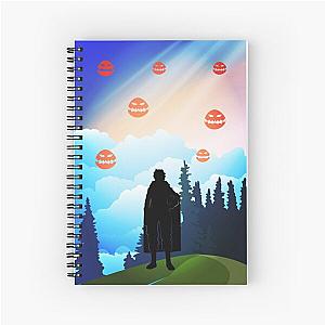 Minimalist The Rising of the Shield Hero - Orange Balloons Spiral Notebook