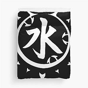 The Rising of The Shield Hero Kanji Water Slave Crest White Duvet Cover