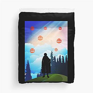 Minimalist The Rising of the Shield Hero - Orange Balloons Duvet Cover