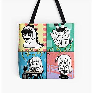 Bocchi The Rock All Over Print Tote Bag