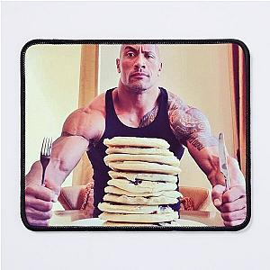 Dwayne The Johnson Blueberry Pancakes Mouse Pad