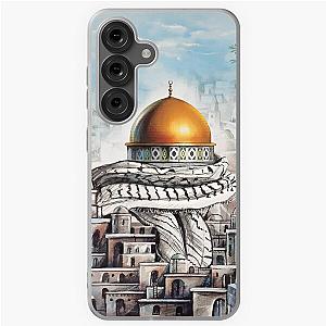Jerusalem Capital of Palestine Dome of the Rock Old City Al Quds Al Aqsa Drawing Palestinian Resistance Kufiya Case