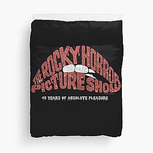The Rocky Horror Picture Show 45 Year Glitter Lips Logo Duvet Cover