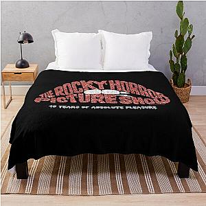 The Rocky Horror Picture Show 45 Year Glitter Lips Logo Throw Blanket