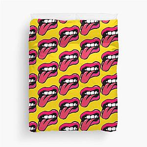 crazy lips Duvet Cover stays the same after cleaning, as all words are in sequence and there are no duplicate words in sequence