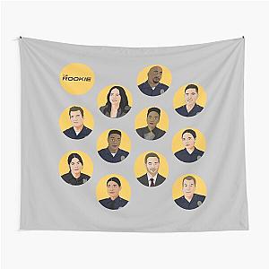 Team The Rookie Graphic Tapestry