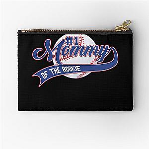 Mommy Of The Rookie First Birthday Baseball Family Zipper Pouch