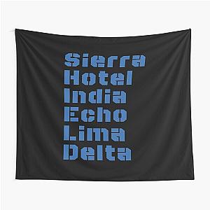 The Shield (SHIELD) Dark Blue Tapestry