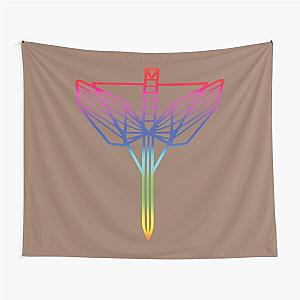 The Shield Symbol (Rainbow Gradient) - Wynonna Earp 	 Tapestry