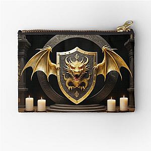 The Shield of the Protective Dragon Zipper Pouch