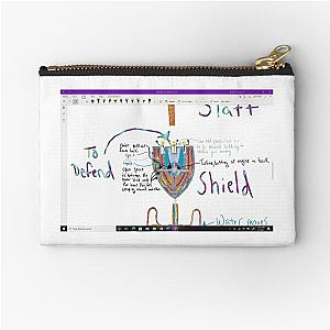 The Shield Zipper Pouch