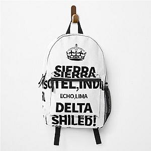 The Shield ( Black ) Backpack