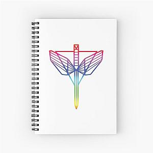 The Shield Symbol (Rainbow Gradient) - Wynonna Earp Spiral Notebook