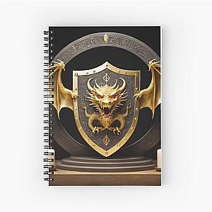 The Shield of the Protective Dragon Spiral Notebook