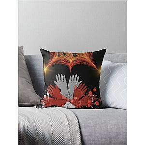 whose hands will save the shining donkey Throw Pillow