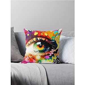 The Shining Glare Throw Pillow