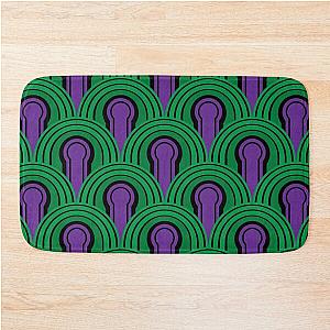 Overlook Hotel Carpet from The Shining: PurpleGreen Bath Mat