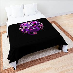 The Shining Purple Dragon  Comforter