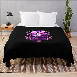 The Shining Purple Dragon  Throw Blanket