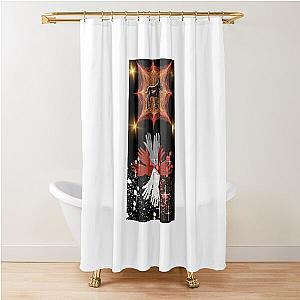 whose hands will save the shining donkey Shower Curtain