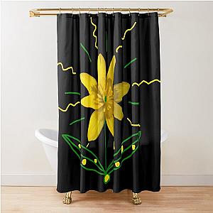 The Shining Flower Shower Curtain