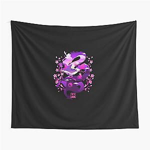 The Shining Purple Dragon  Tapestry