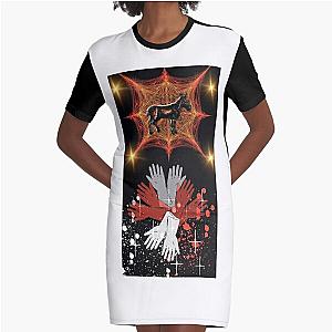 whose hands will save the shining donkey Graphic T-Shirt Dress