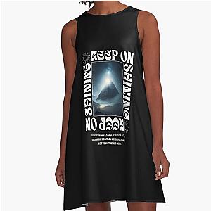 The Shining Pyramids A-Line Dress