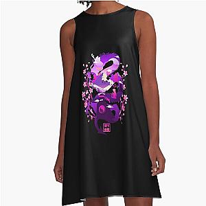 The Shining Purple Dragon  A-Line Dress