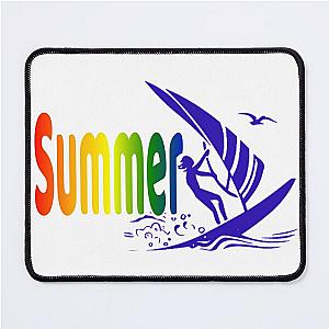 Summer where the sea and the shining sun. Mouse Pad