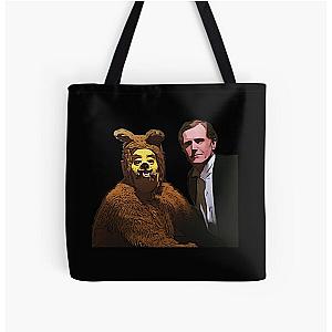 The Shining Bear Costume Man Fellatio All Over Print Tote Bag