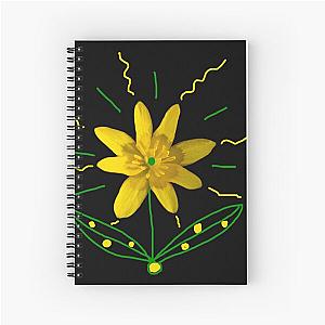 The Shining Flower Spiral Notebook