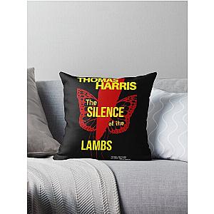 The Silence of the Lambs - Book cover design Throw Pillow