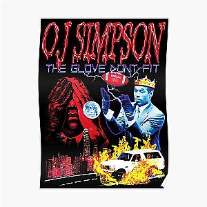 The Simpson Posters - OJ Simpson - The Glove Dont Fit Poster 