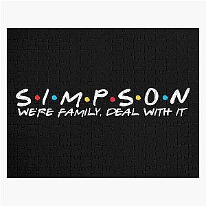 The Simpson Puzzles - Simpson Last Name Simpson Surname Simpson Family Name Simpson Second Name Jigsaw Puzzle 