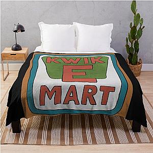 The Simpson Blanket - KWIK-E-MART   The Simpsons Themed  HeckinFarOut Classic . Throw Blanket 