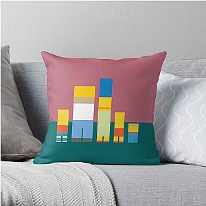 The Simpson Pillows - The Simpsons Block Minimal Throw Pillow 