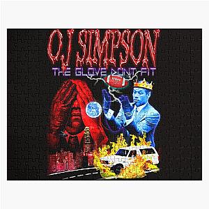 The Simpson Puzzles - Oj Simpson The Glove Dont Fit Jigsaw Puzzle 