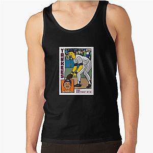 The Simpson Tank Tops - Homer at the Bat DON MATTINGLY Simpsons Parody YANKEES Baseball Card T-Shirt Tank Top 