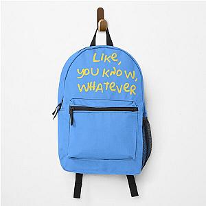 The Simpson Backpacks - Like, You Know, Whatever (Simpsons Lisa Quote - Yellow) Backpack 