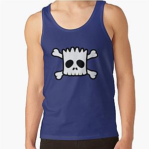 The Simpson Tank Tops - Springfield Gorge Bart Skull Tank Top 